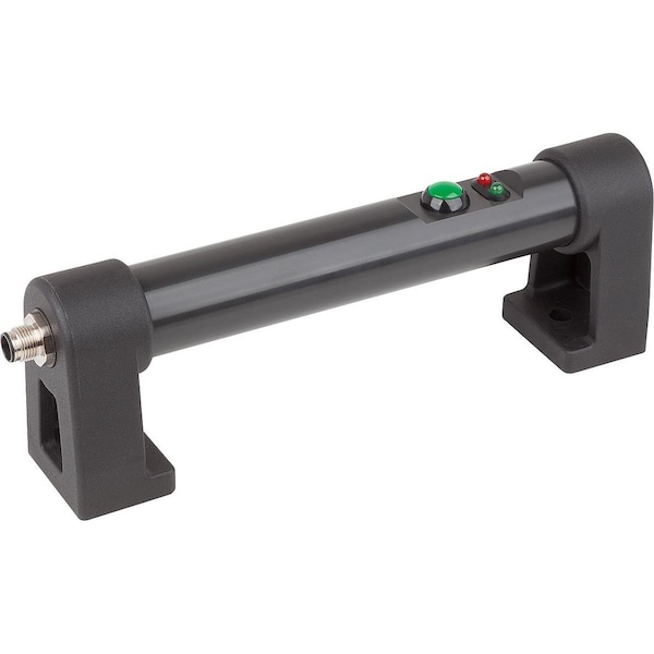 Tubular Handle W. Elec. Switch, 1 Push Button, Form:A Wo E-Stop, L=230, A=180, D=8, 5, Pvc Blk,